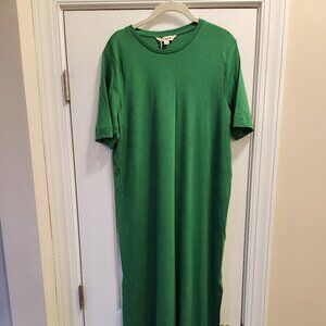 Green Cotton Maxi Dress - NWT